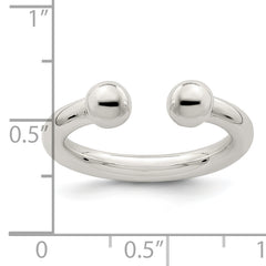 Sterling Silver Tube Ring
