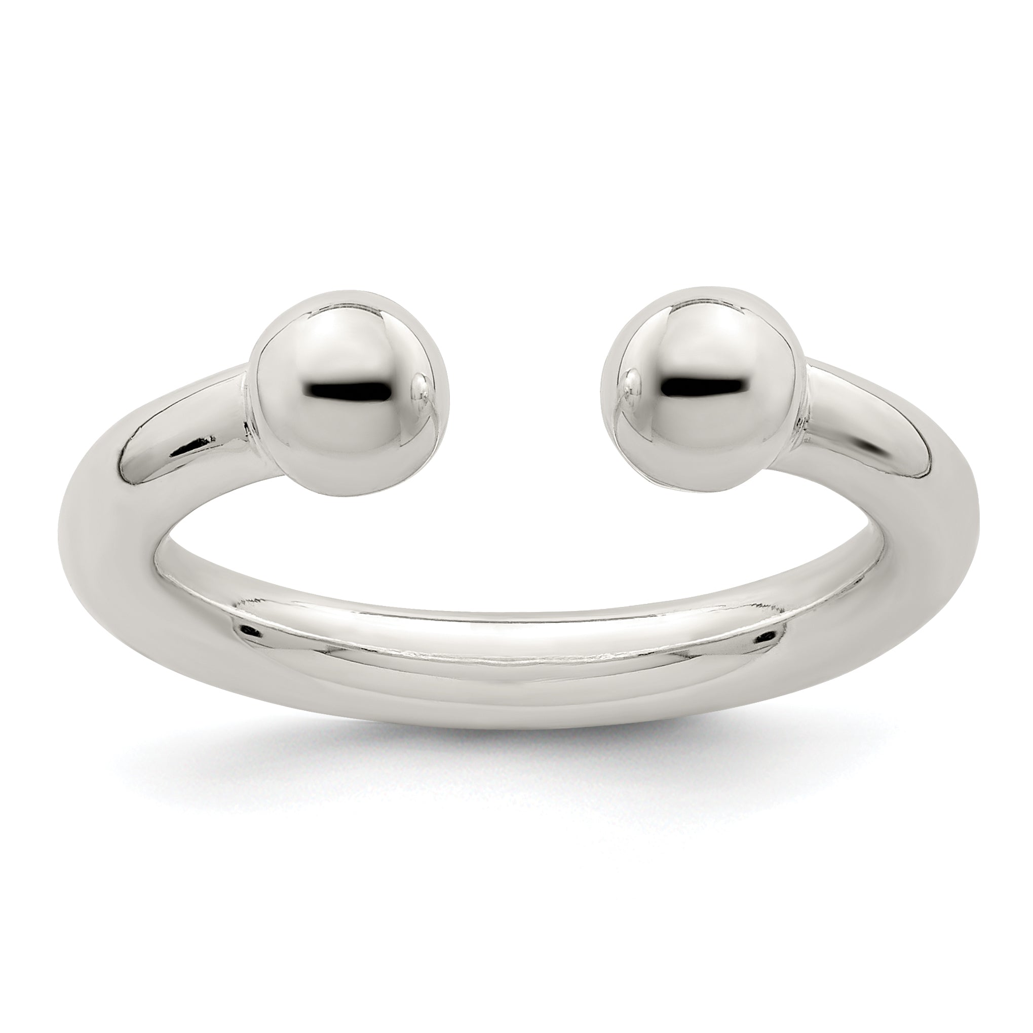 Sterling Silver Tube Ring Main image