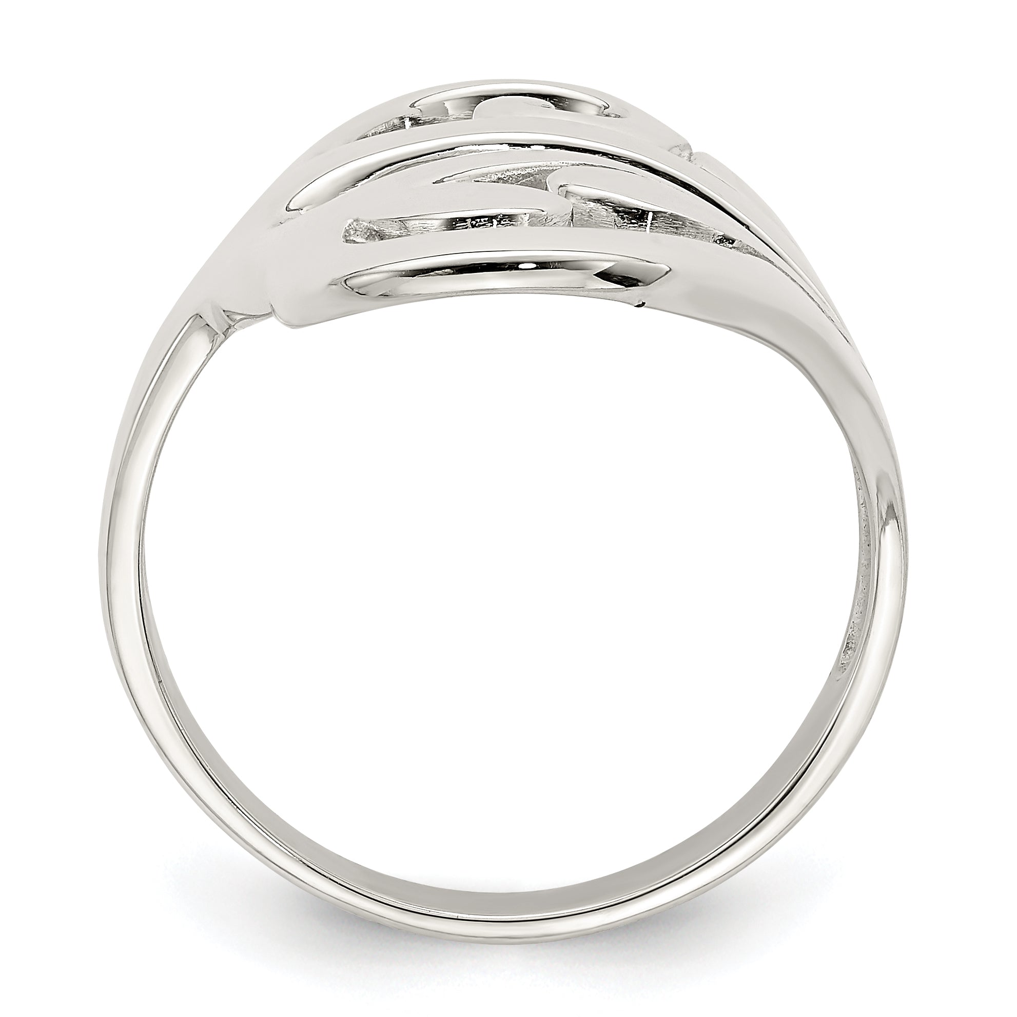 Sterling Silver Scroll Ring Secondary image