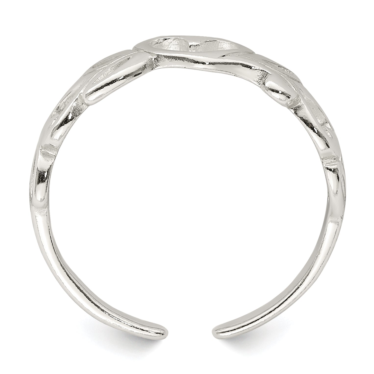 Sterling Silver Toe Ring Secondary image