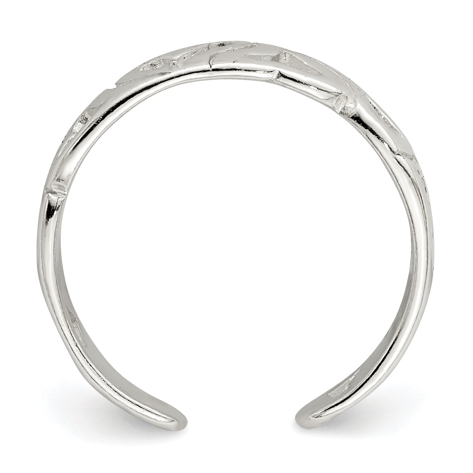 Sterling Silver Heart Toe Ring Secondary image