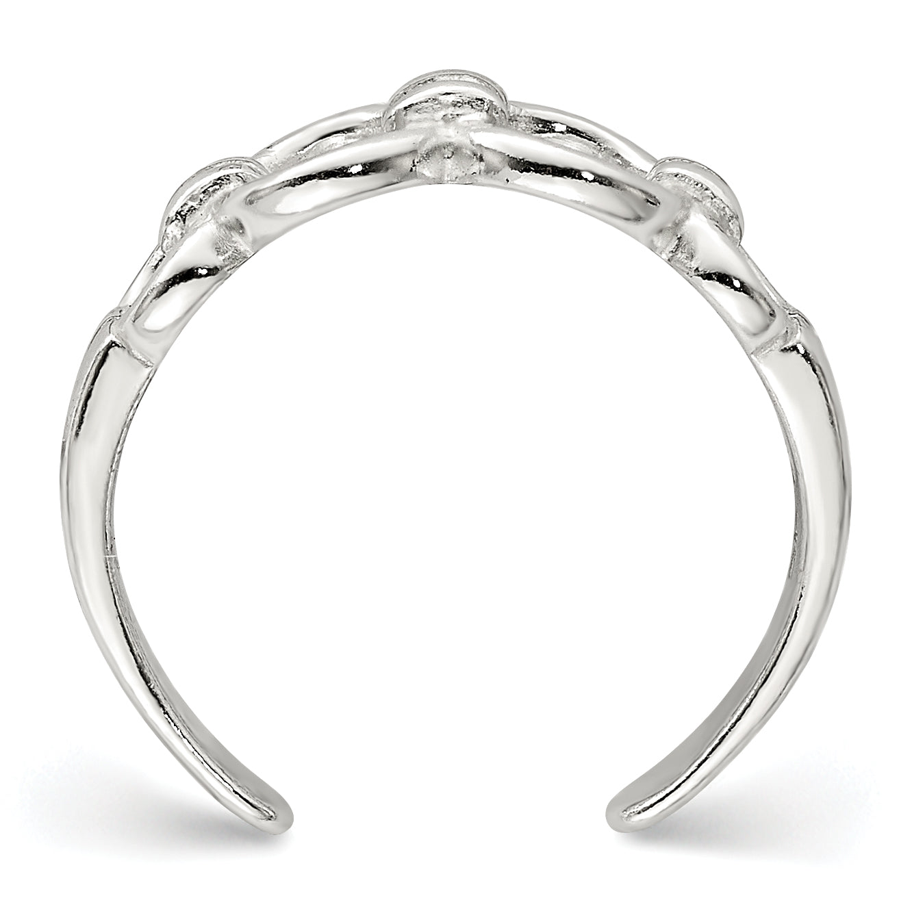 Sterling Silver Toe Ring Secondary image
