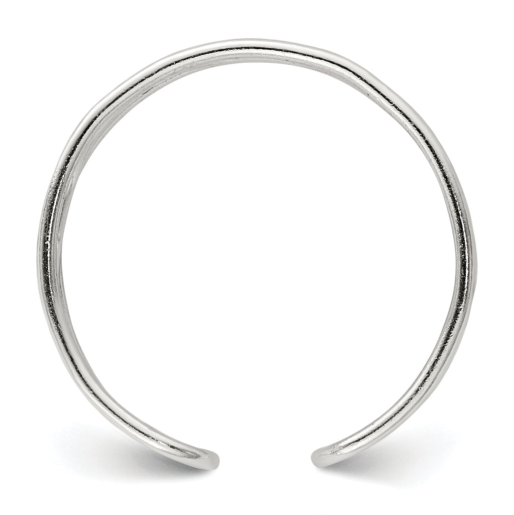 Sterling Silver Wave Toe Ring