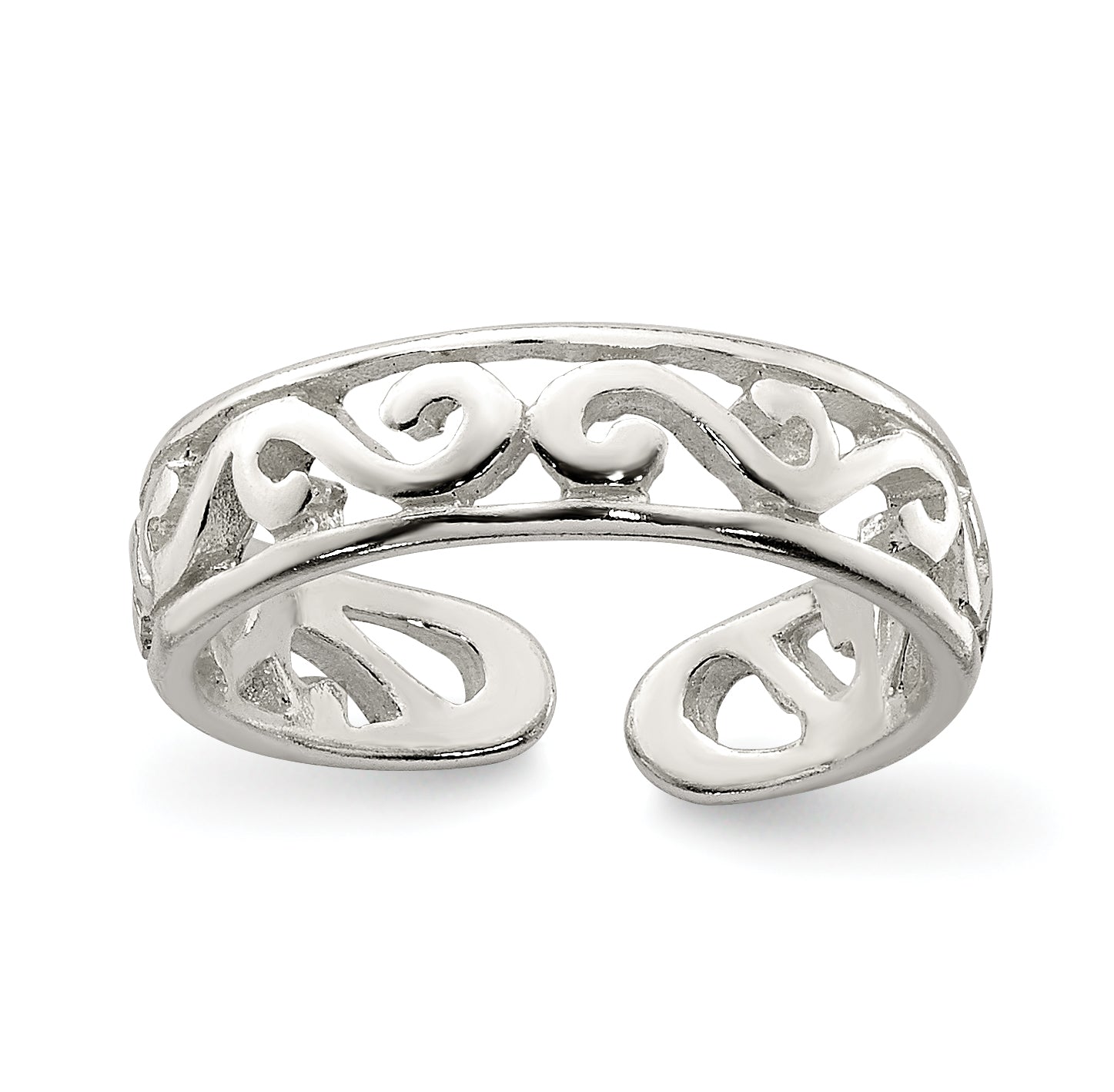 Sterling Silver Toe Ring Main image