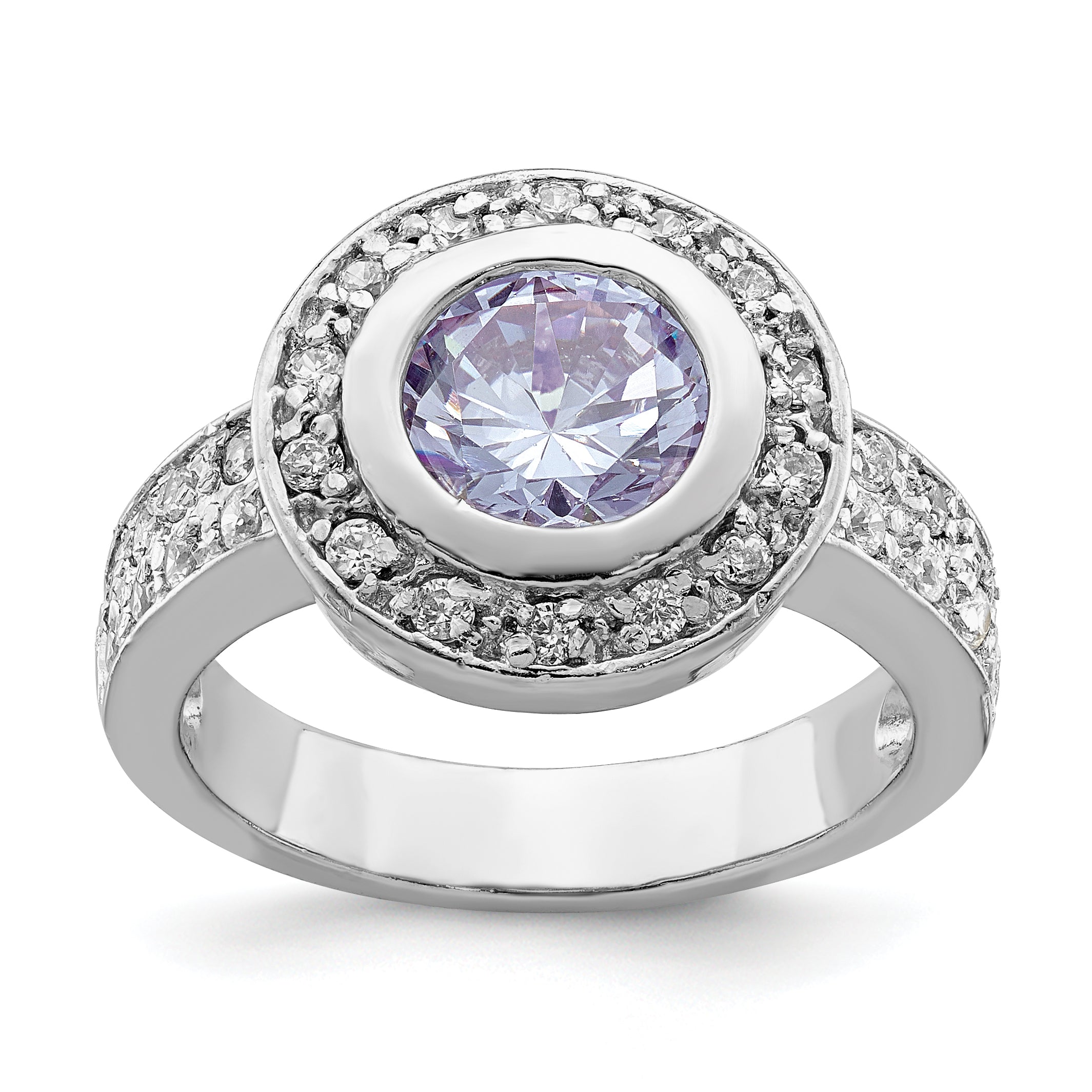 Sterling Silver CZ Ring Main image