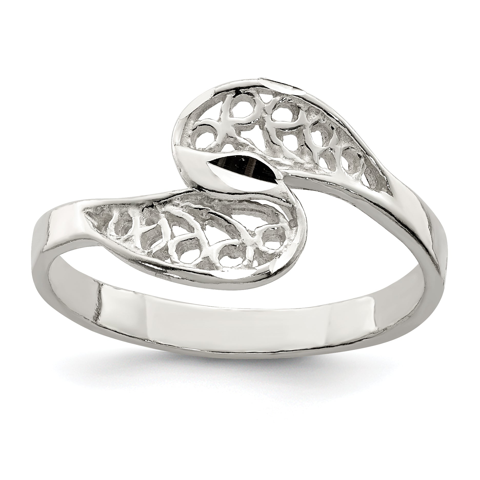 Sterling Silver Filigree Ring Main image