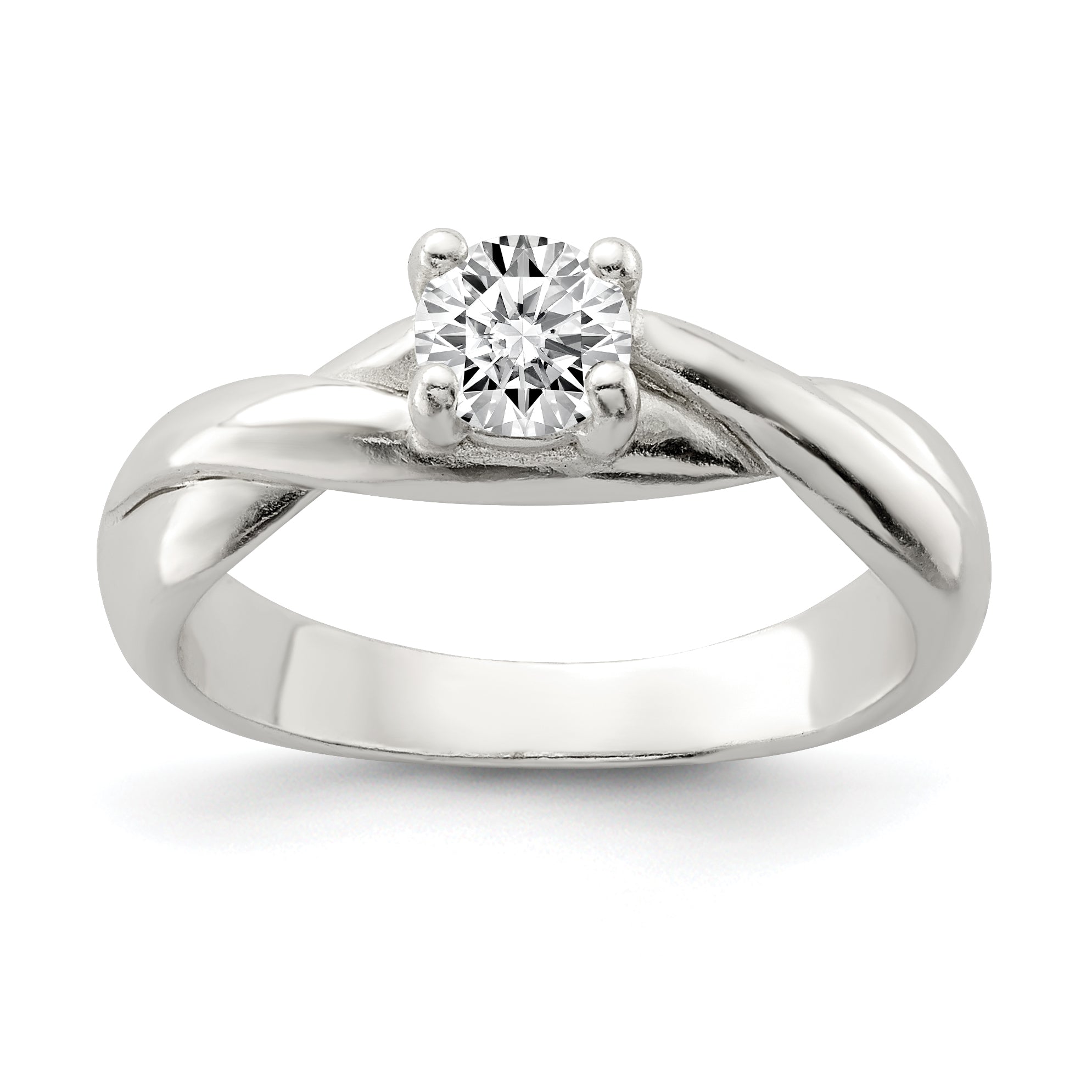 Sterling Silver CZ Ring Main image