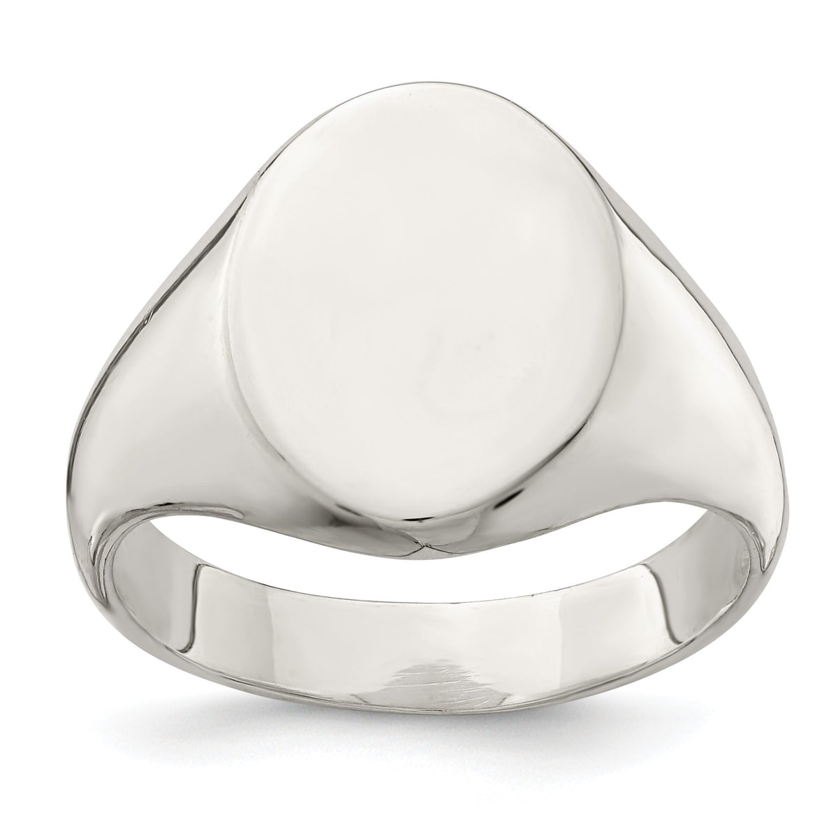 Closed-Back Signet Ring in Sterling Silver - Sophia Jewelers Main image