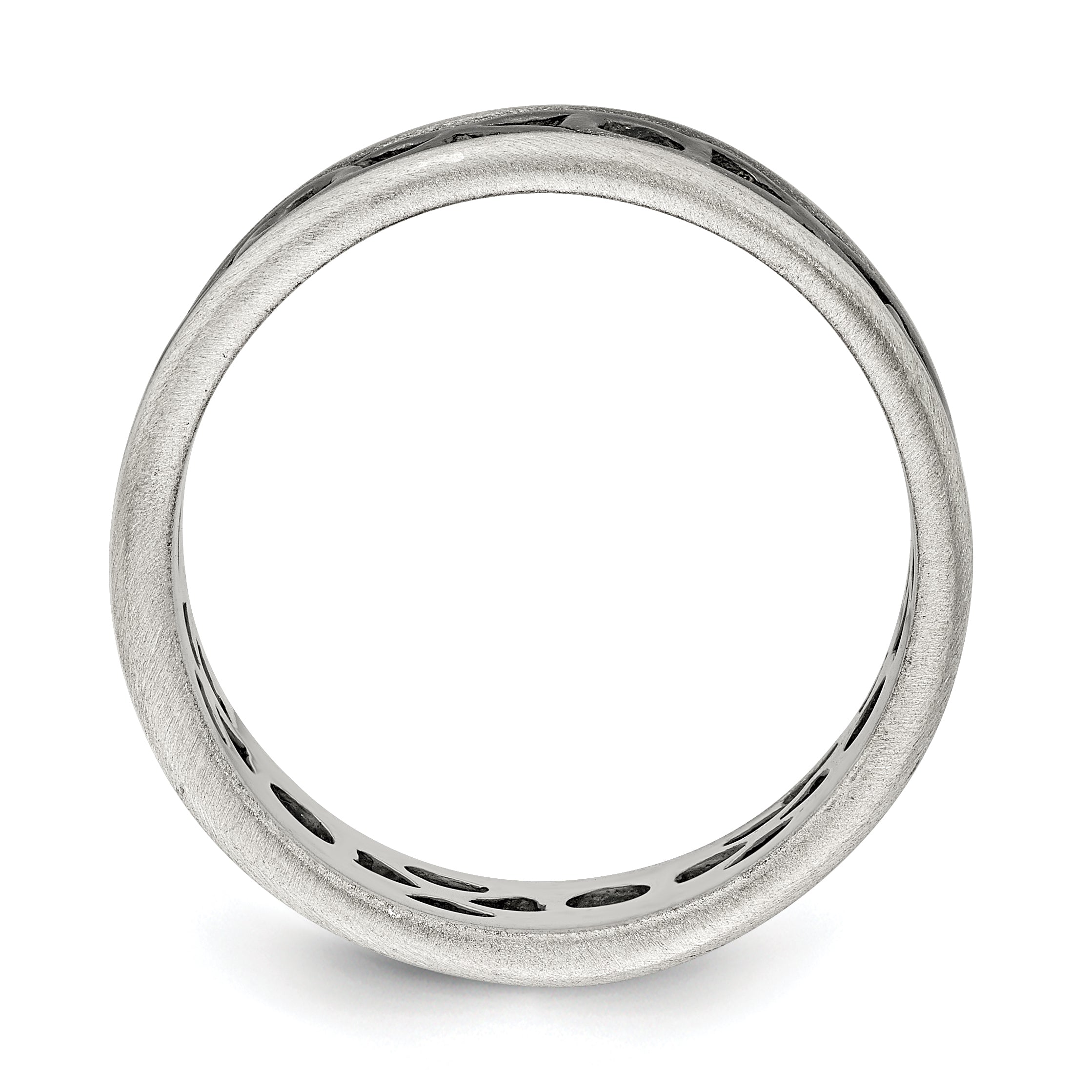 Sterling Silver X&O Design Ring Secondary image