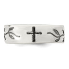 Sterling Silver Cross Design Ring