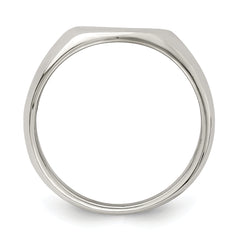 Sterling Silver Heart Signet Ring