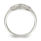 Sterling Silver Peace Sign Ring