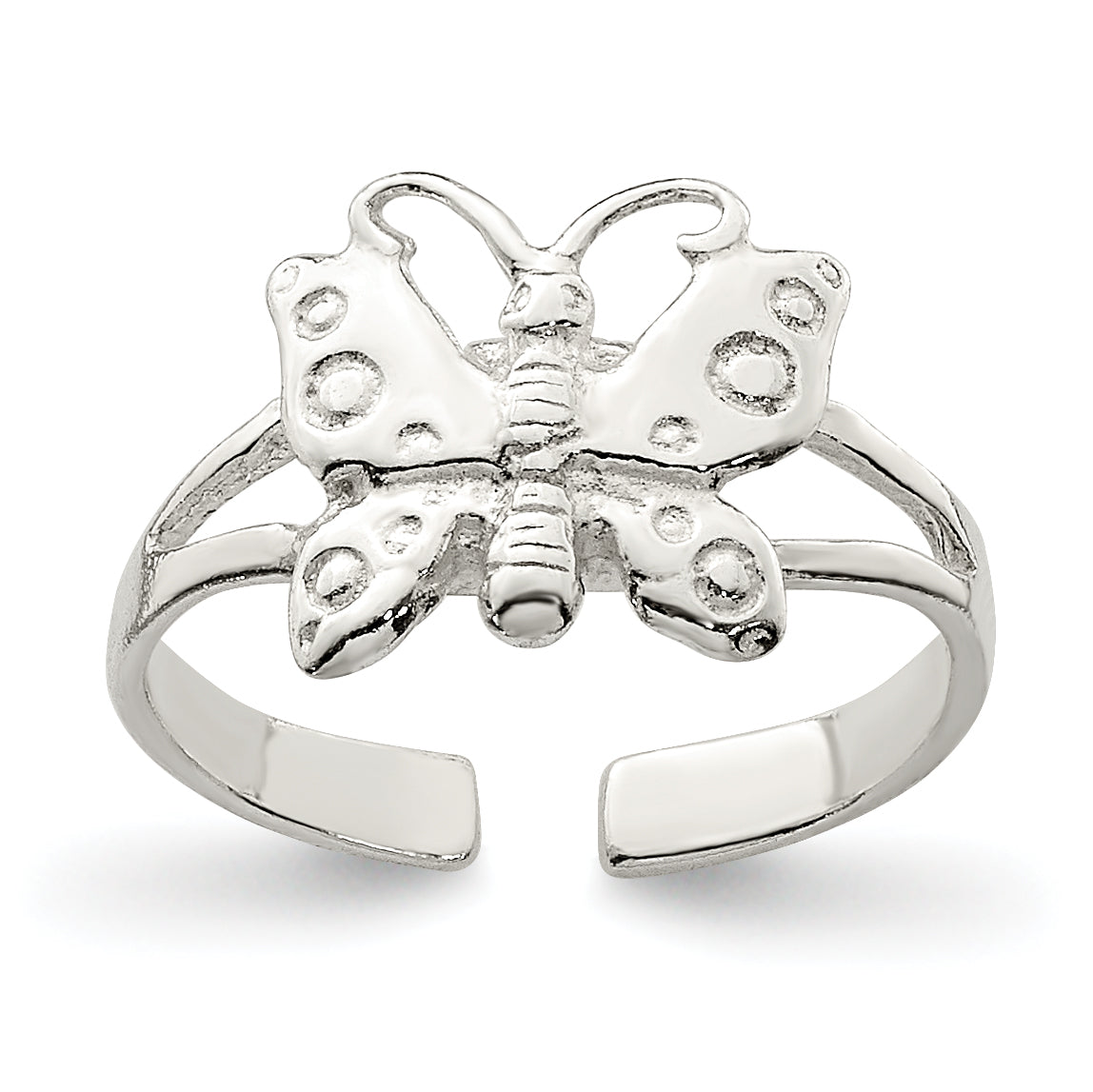 Sterling Silver Polished Fancy Toe Ring Main image
