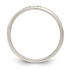 Sterling Silver Antiqued and Polished Faith Ring