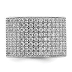 Sterling Silver Polished CZ Ring