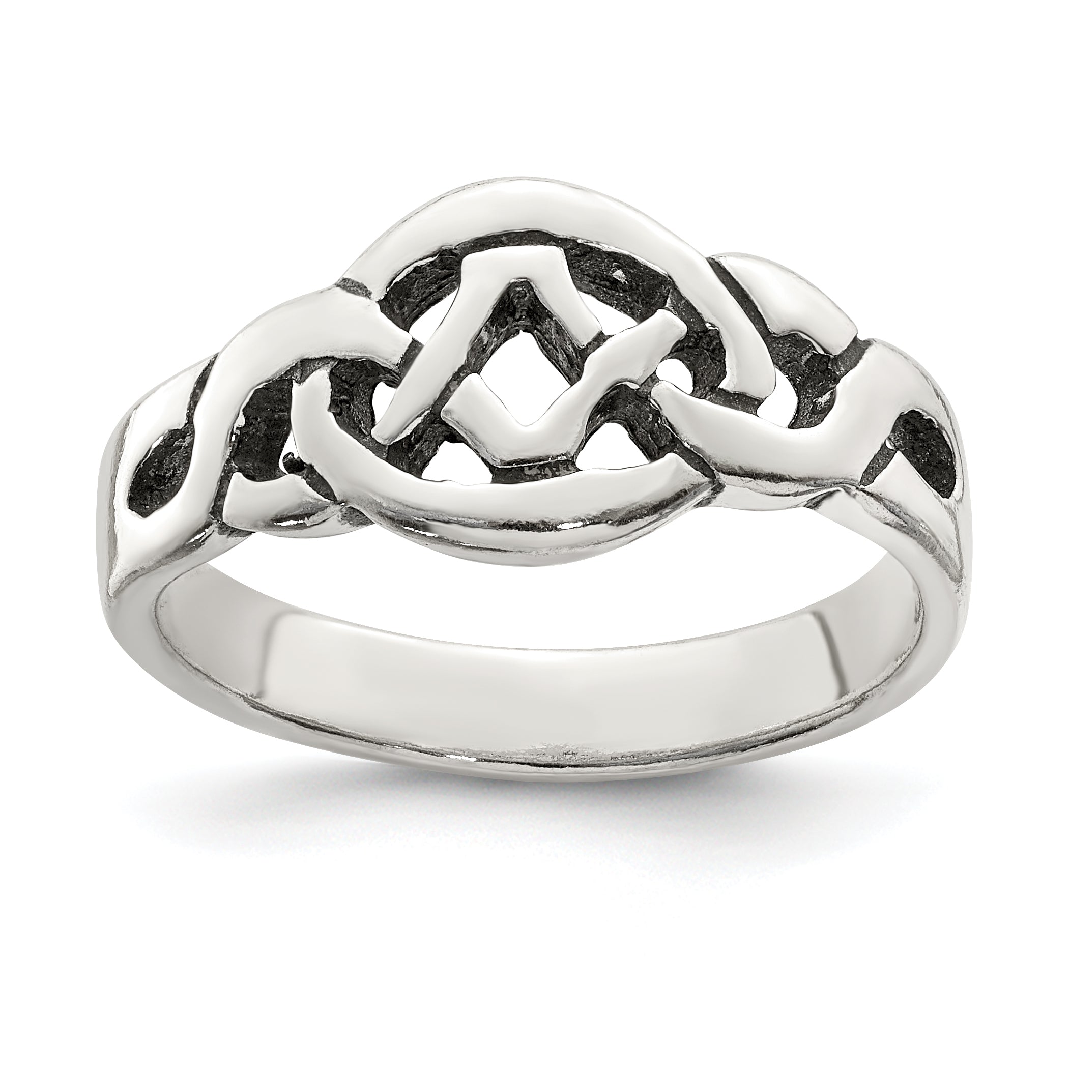 Sterling Silver Antiqued Ring Main image