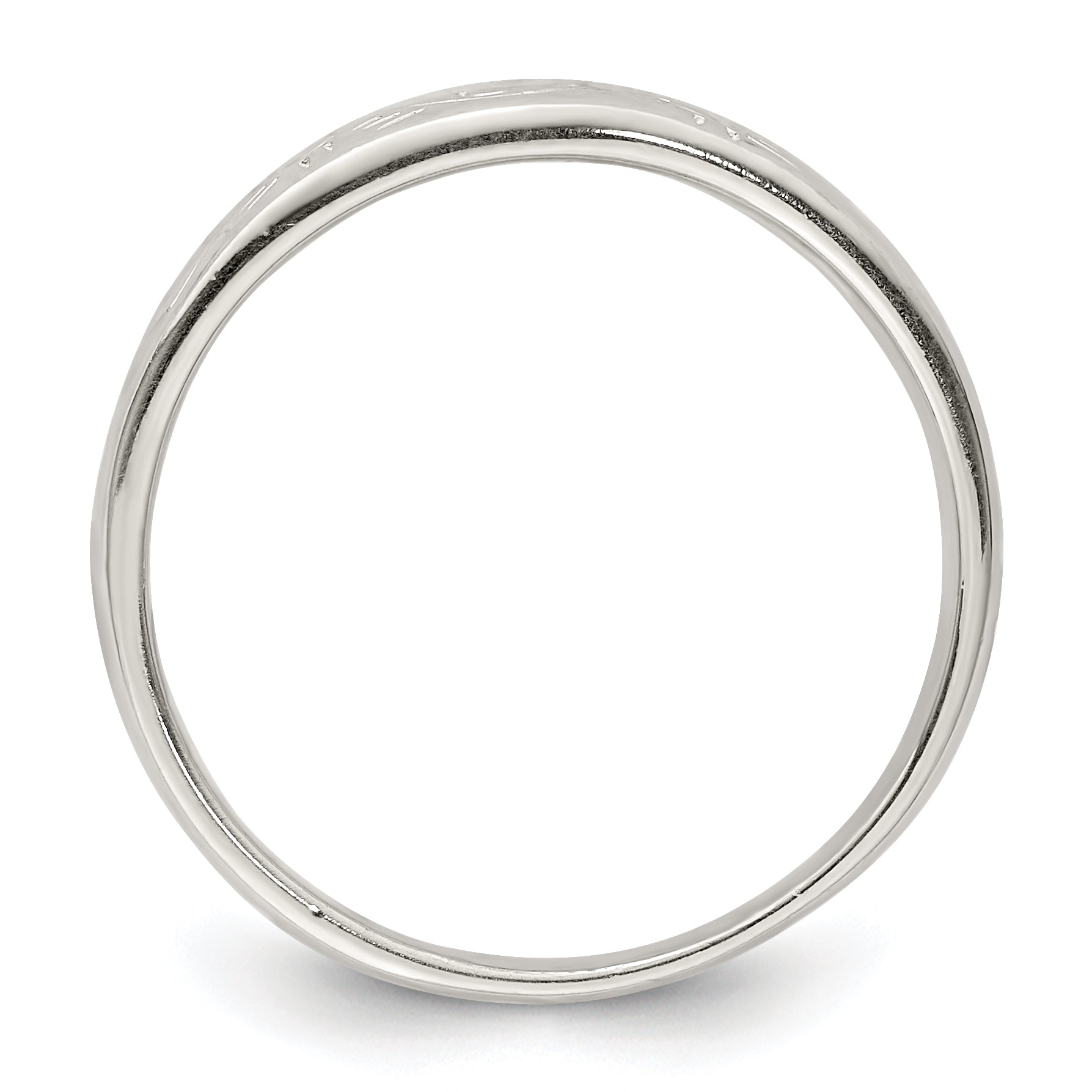 Sterling Silver Swirl Ring Secondary image