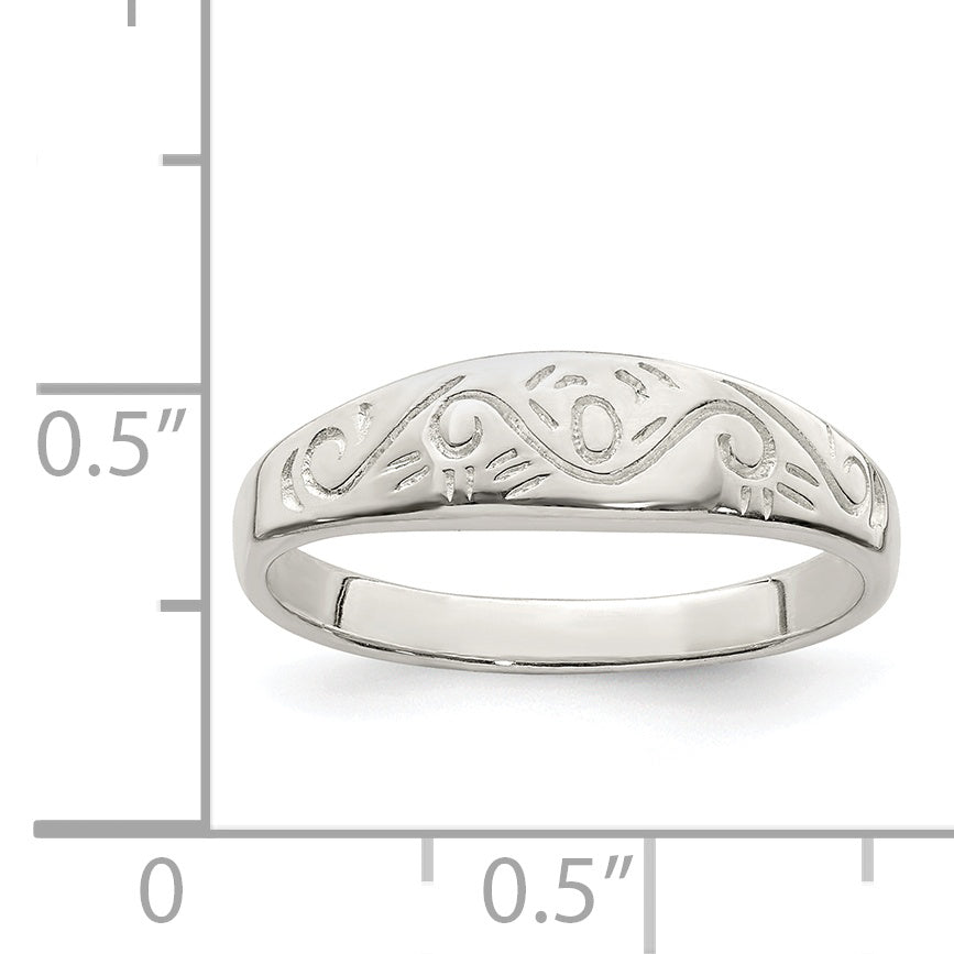 Sterling Silver Swirl Ring
