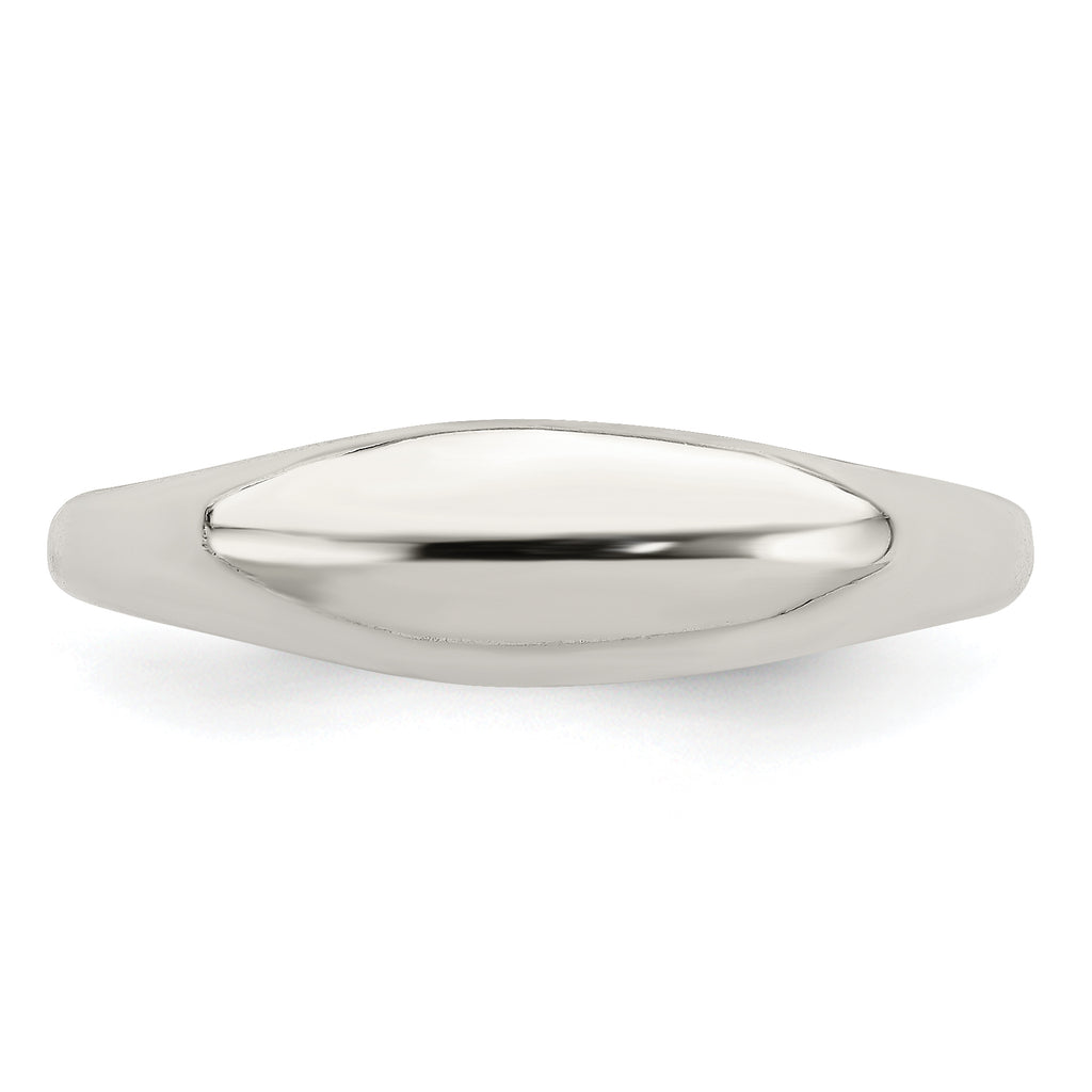 Sterling Silver Fancy Domed Ring