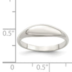 Sterling Silver Fancy Domed Ring