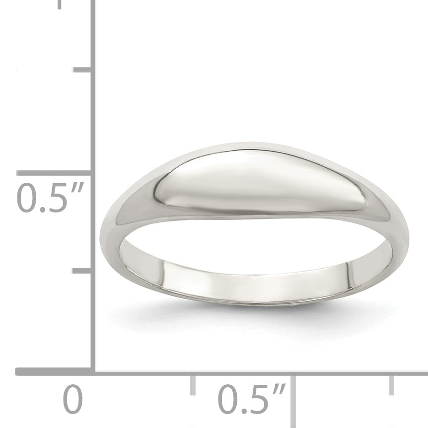 Sterling Silver Fancy Domed Ring