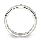 Sterling Silver Stellux Crystal Ring