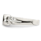 Sterling Silver Square CZ Ring