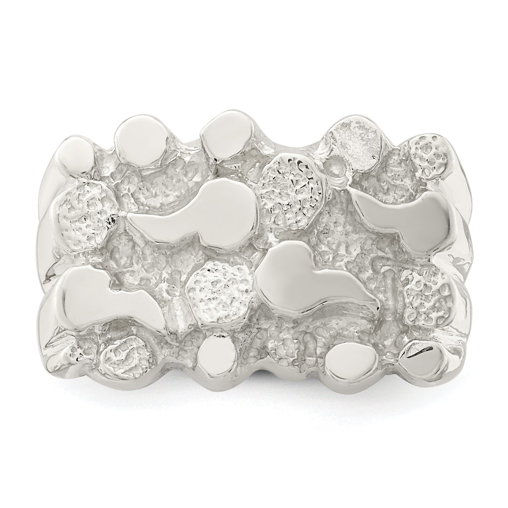 Sterling Silver Woman's Nugget Ring