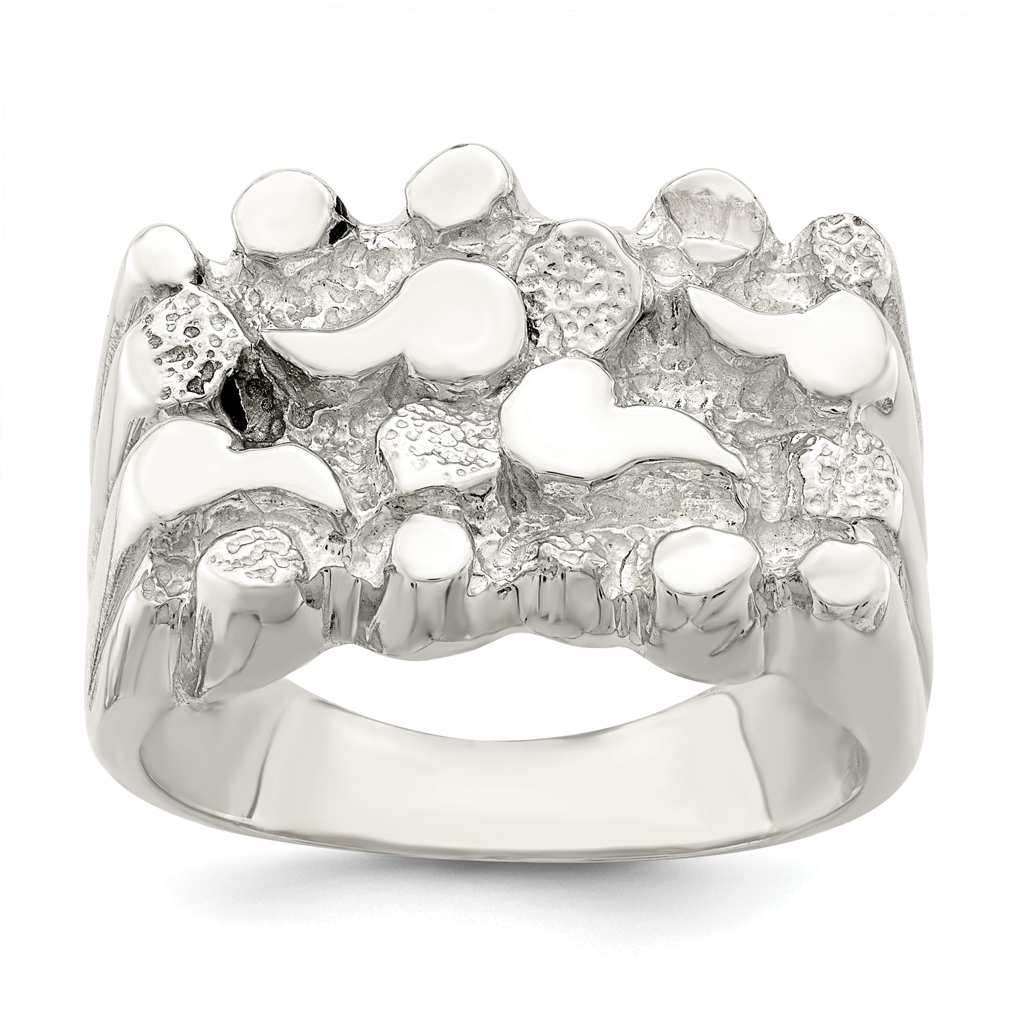 Sterling Silver Woman's Nugget Ring Main image