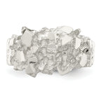Sterling Silver Men's Nugget Ring