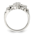 Sterling Silver Men's Nugget Ring