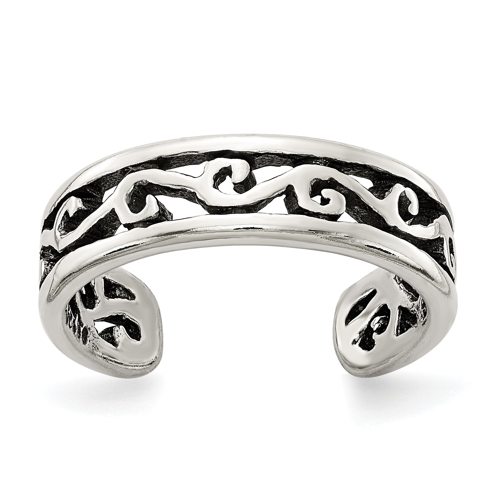 Sterling Silver Toe Ring Main image