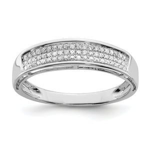 Diamond Band in Sterling Silver, 2mm (0.18 ct. tw.) - Sophia Jewelers