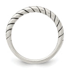 Sterling Silver Stackable Twist Ring