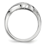 Sterling Silver Blue Diamond Fancy Marquise Ring