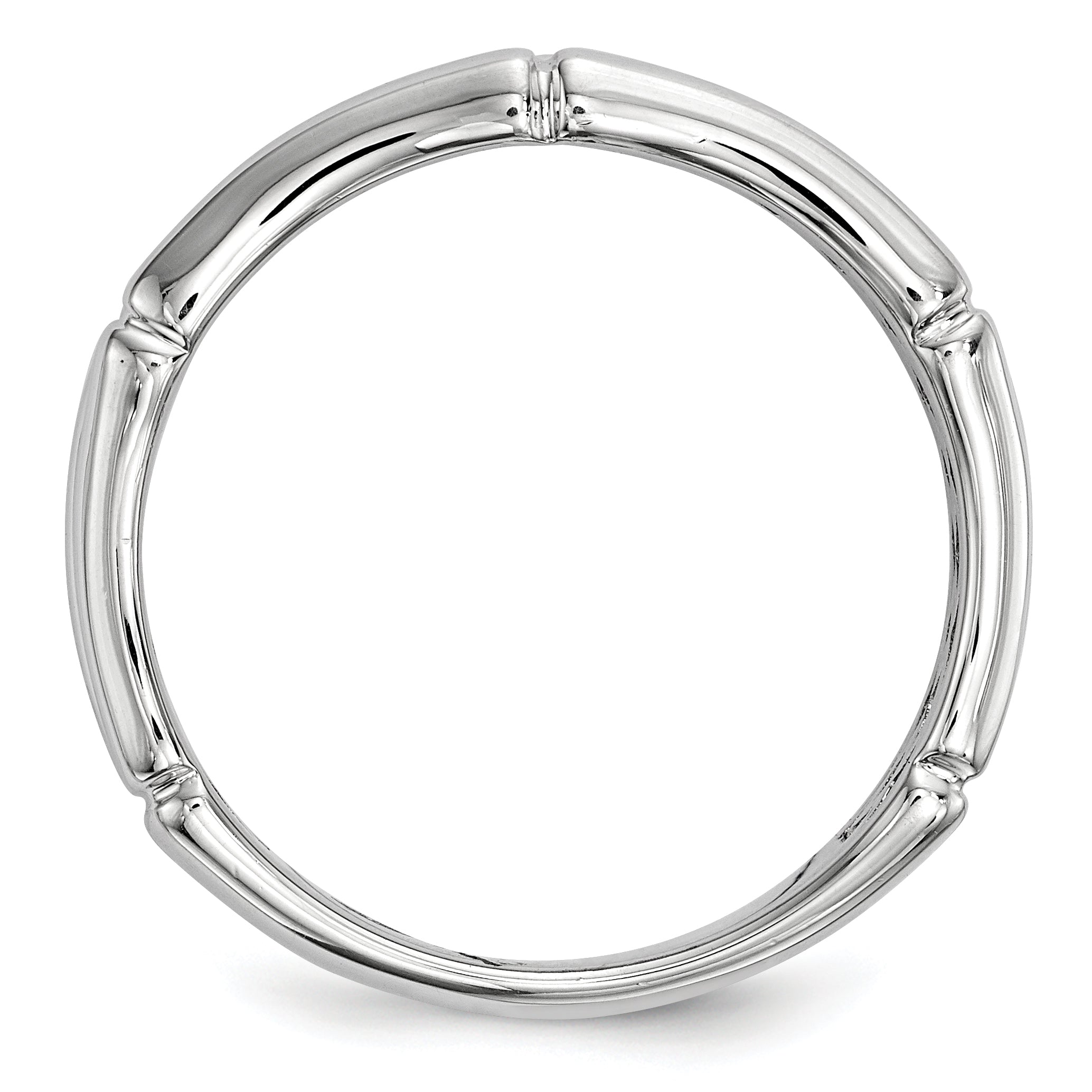 White Night Sterling Silver Rhodium-plated Black Diamond Men's Ring Secondary image