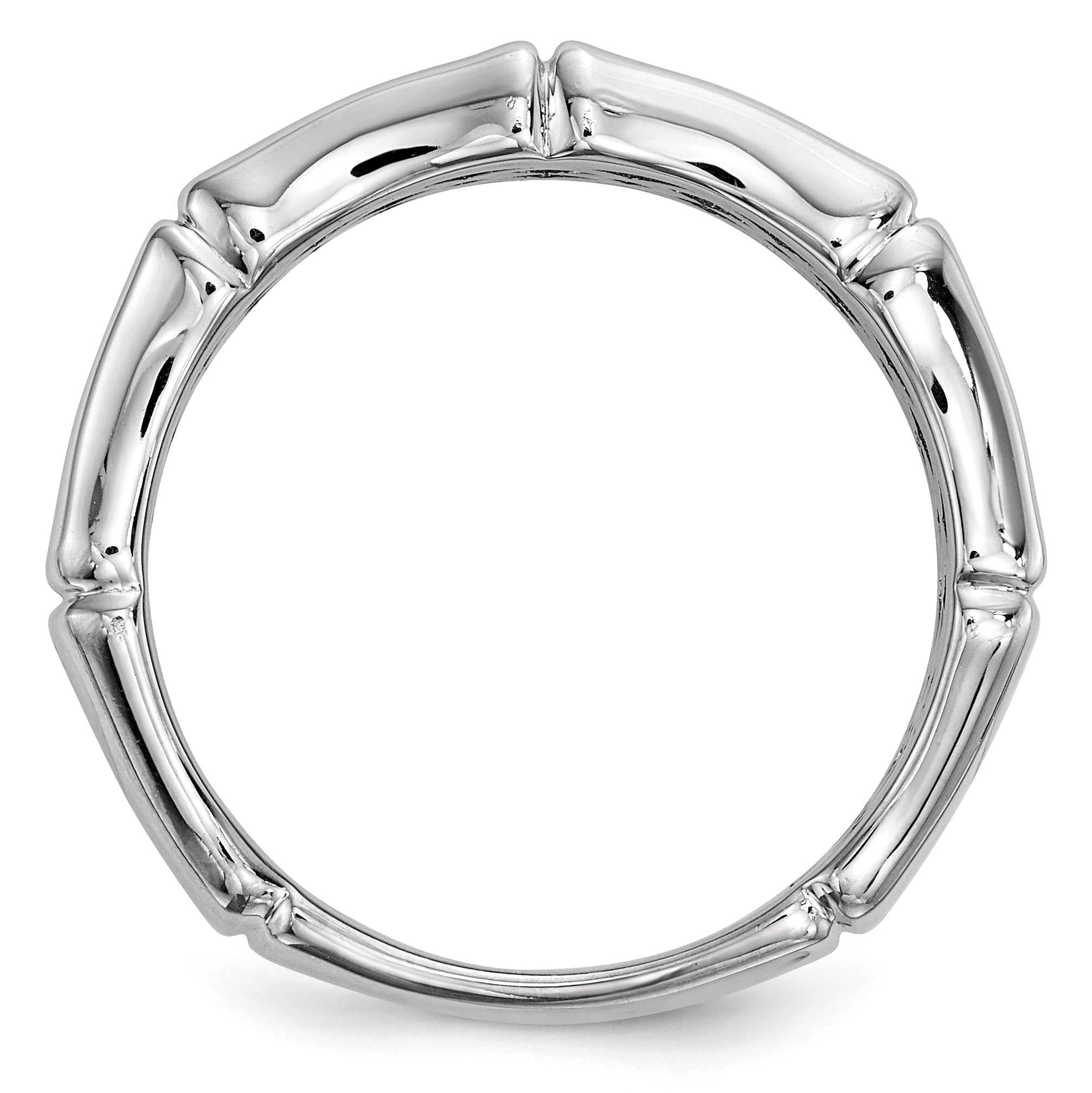 White Night Sterling Silver Rhodium-plated Black Diamond Men's Ring Secondary image