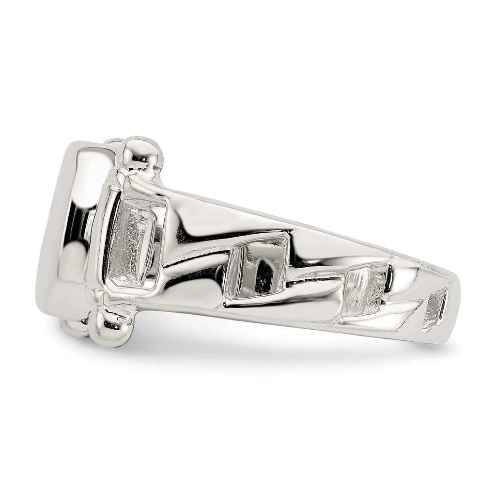 Sterling Silver Fancy Signet Ring