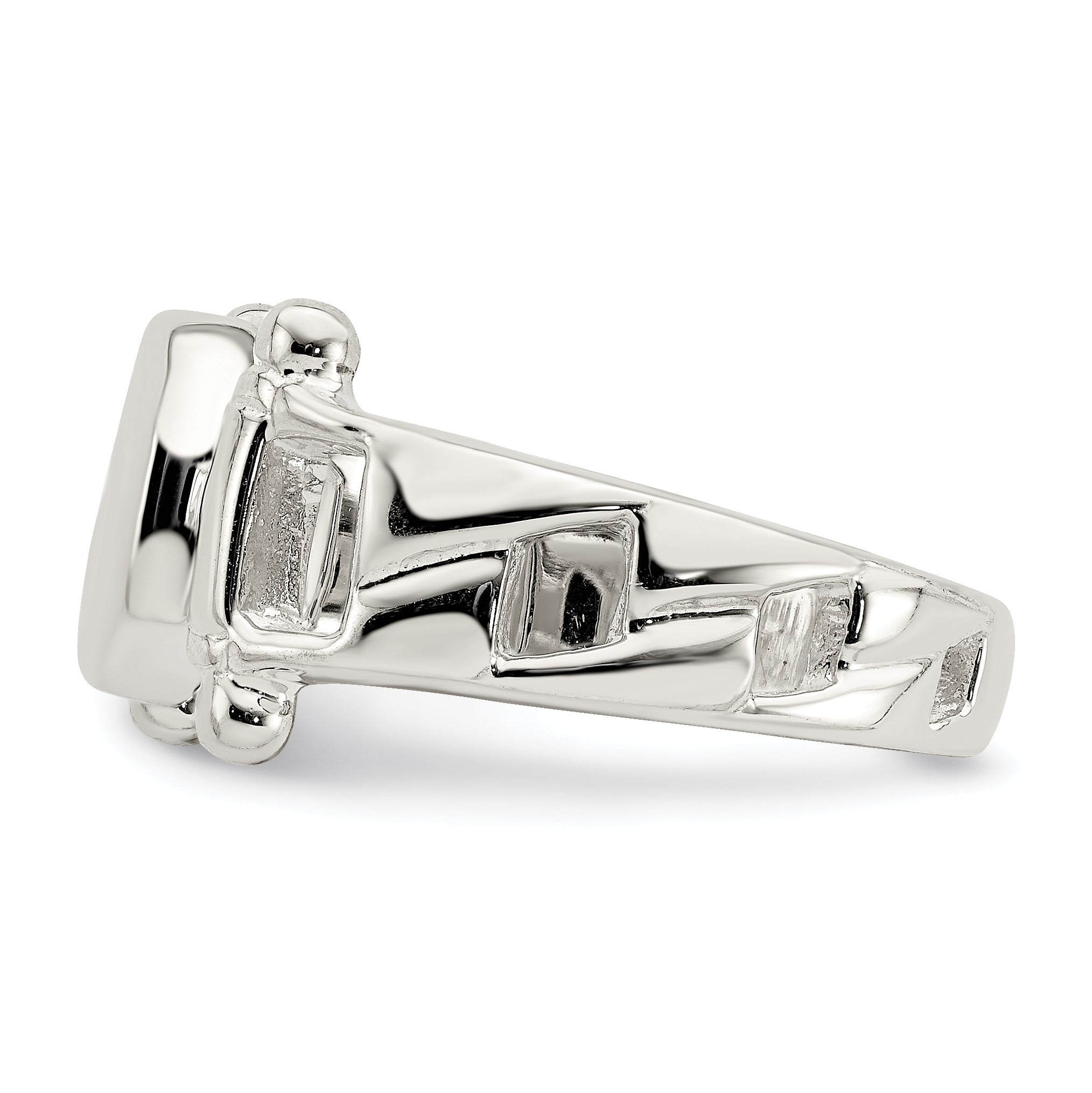 Sterling Silver Fancy Signet Ring