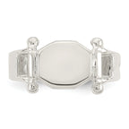 Sterling Silver Fancy Signet Ring