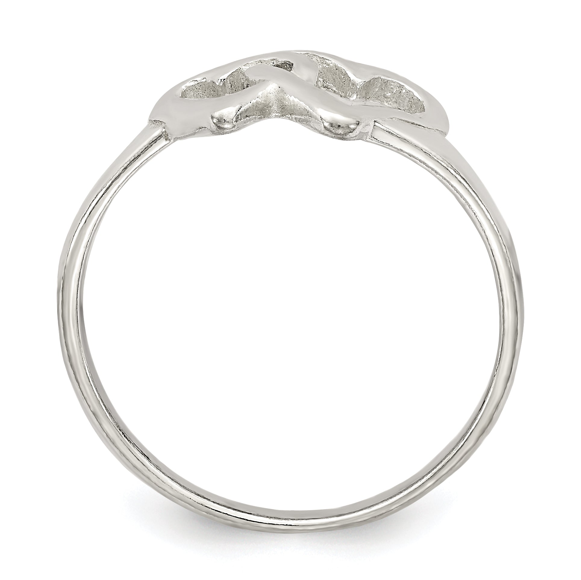 Sterling Silver Heart Ring Secondary image