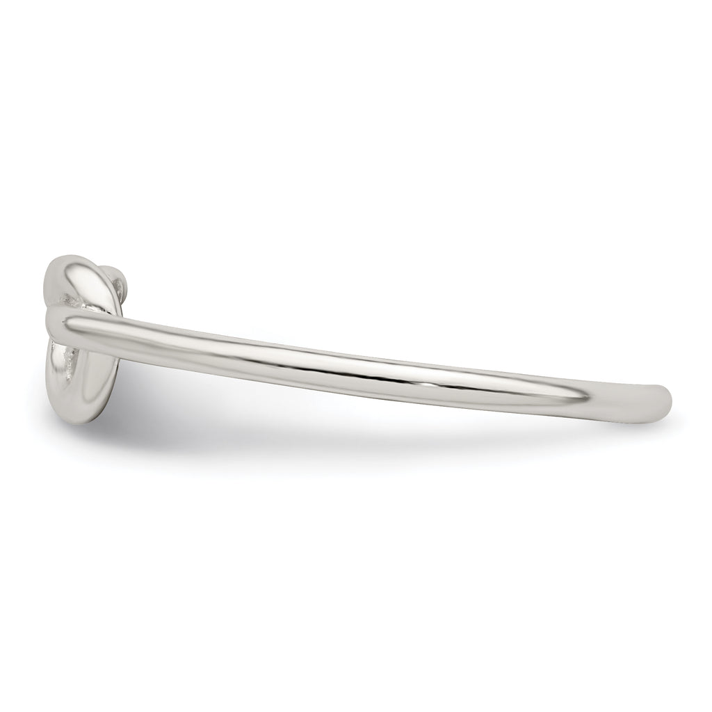 Sterling Silver Polished Knot Ring