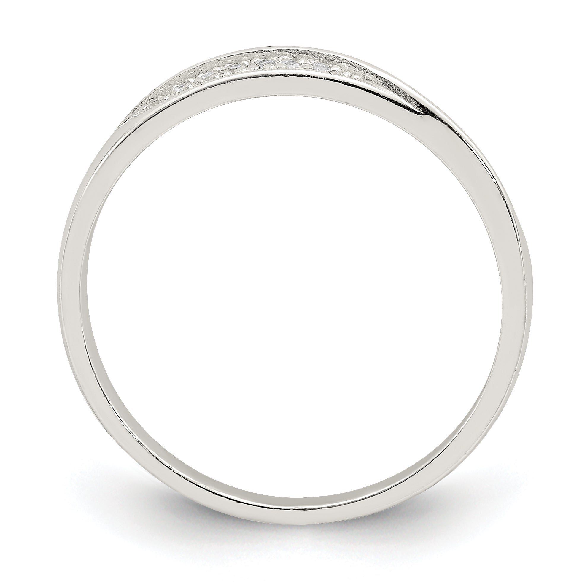 Sterling Silver CZ Ring Secondary image