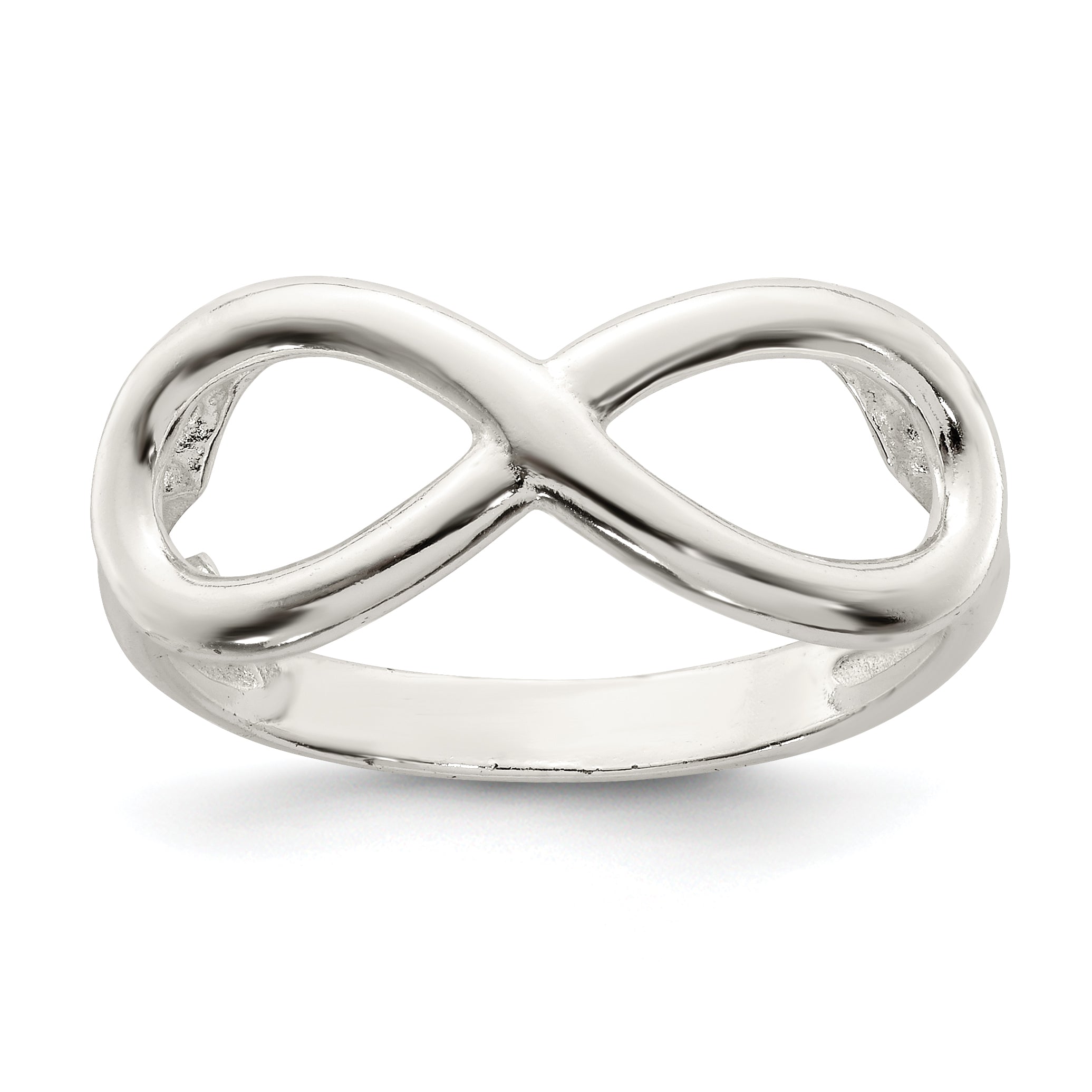 Sterling Silver Polished Infinity Ring Main image