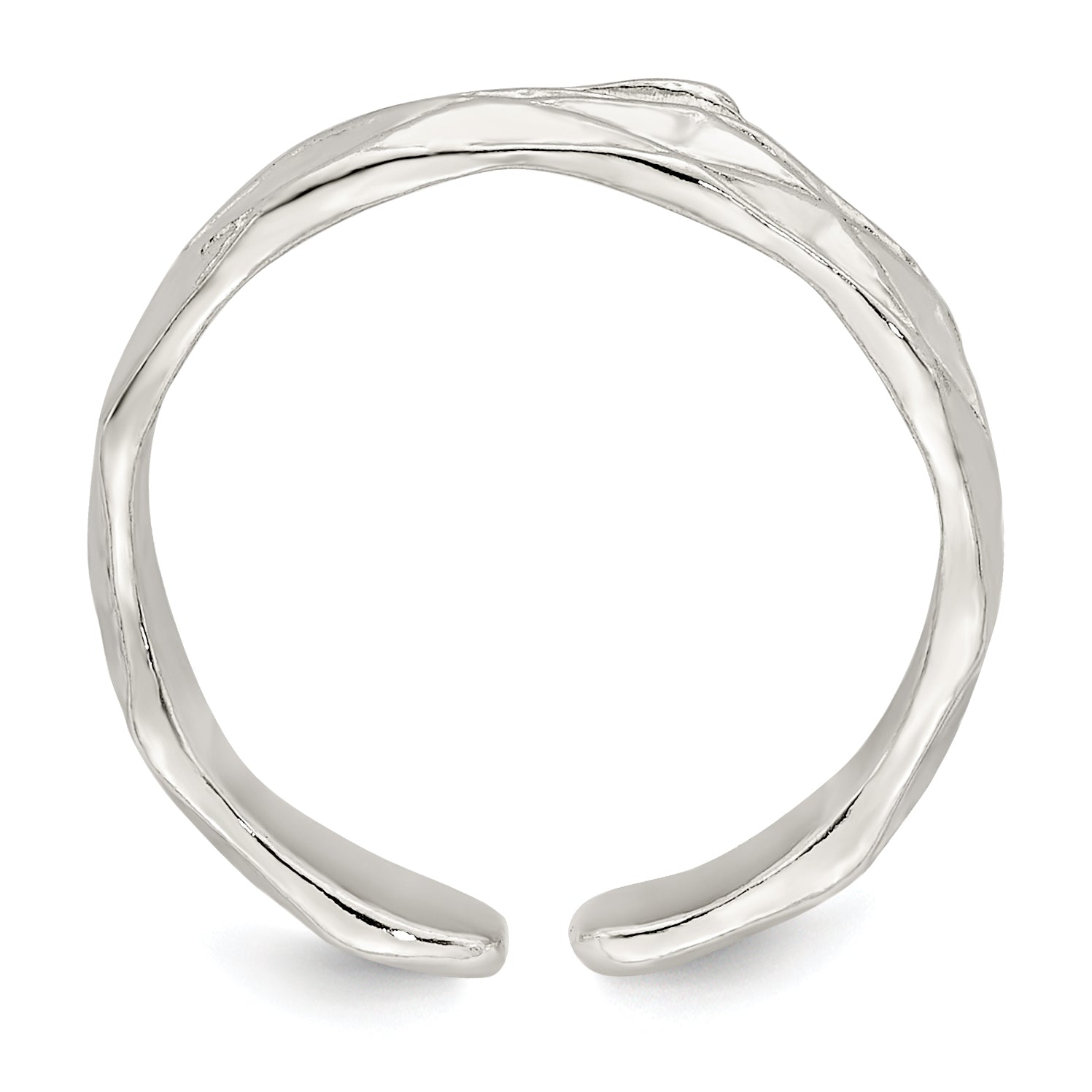 Polished Toe Ring in Sterling Silver Secondary image