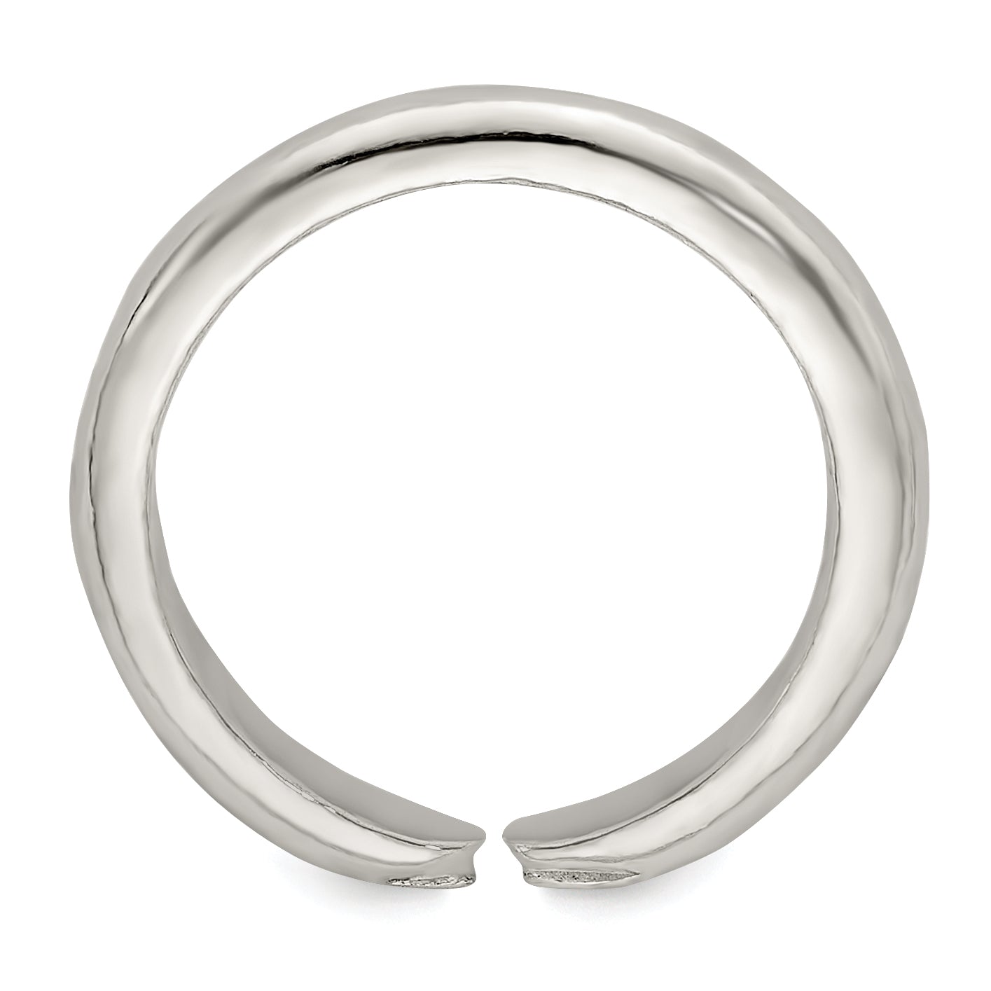 Polished Toe Ring in Sterling Silver Secondary image