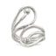 Sterling Silver Polished Fancy Swirl Ring