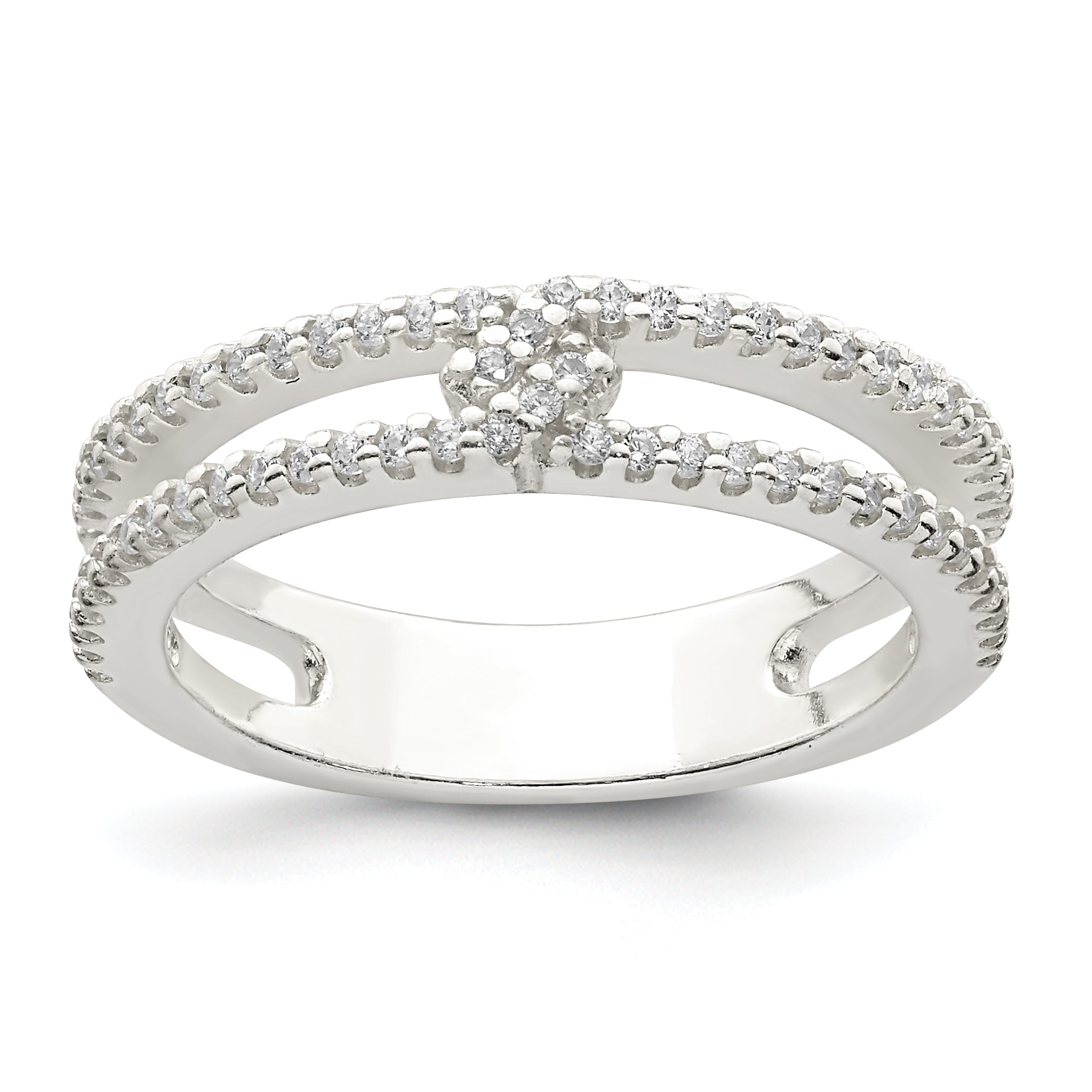 Sterling Silver CZ Ring Main image