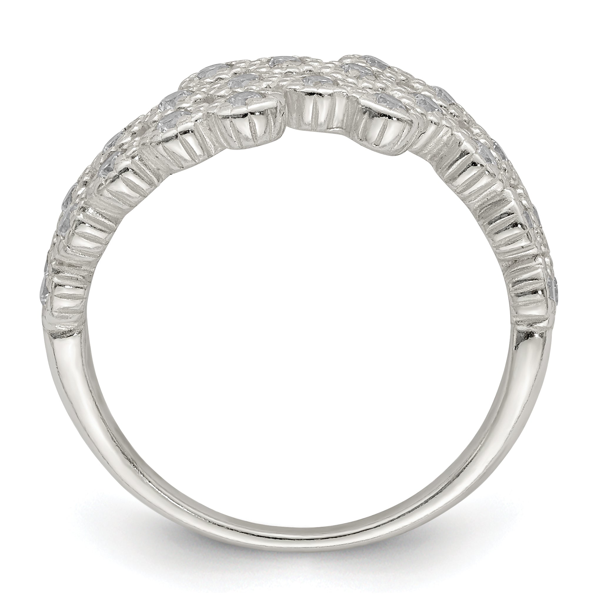 Sterling Silver CZ Ring Secondary image