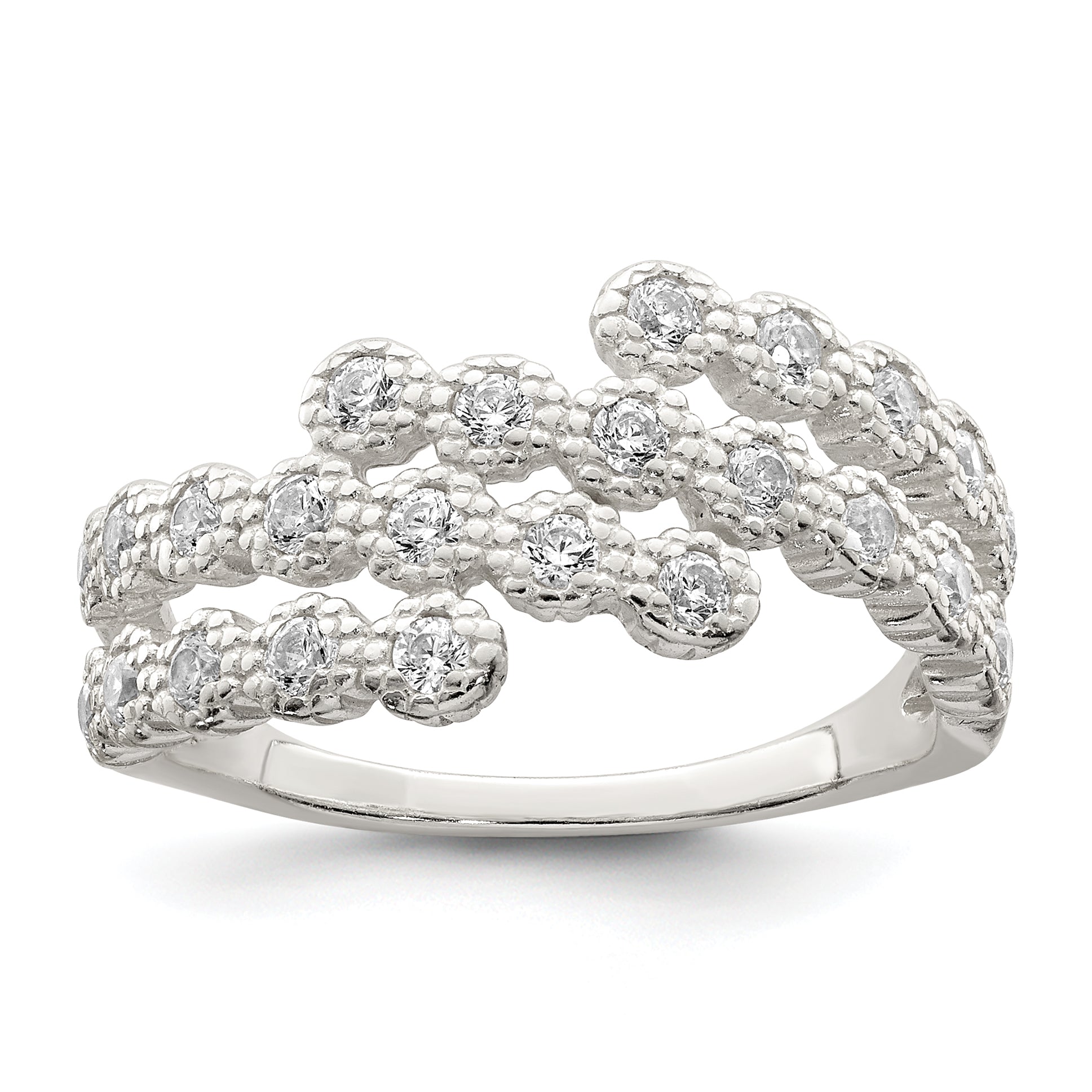 Sterling Silver CZ Ring Main image